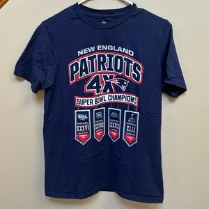 New England patriots 4x Super Bowl champ t shirt